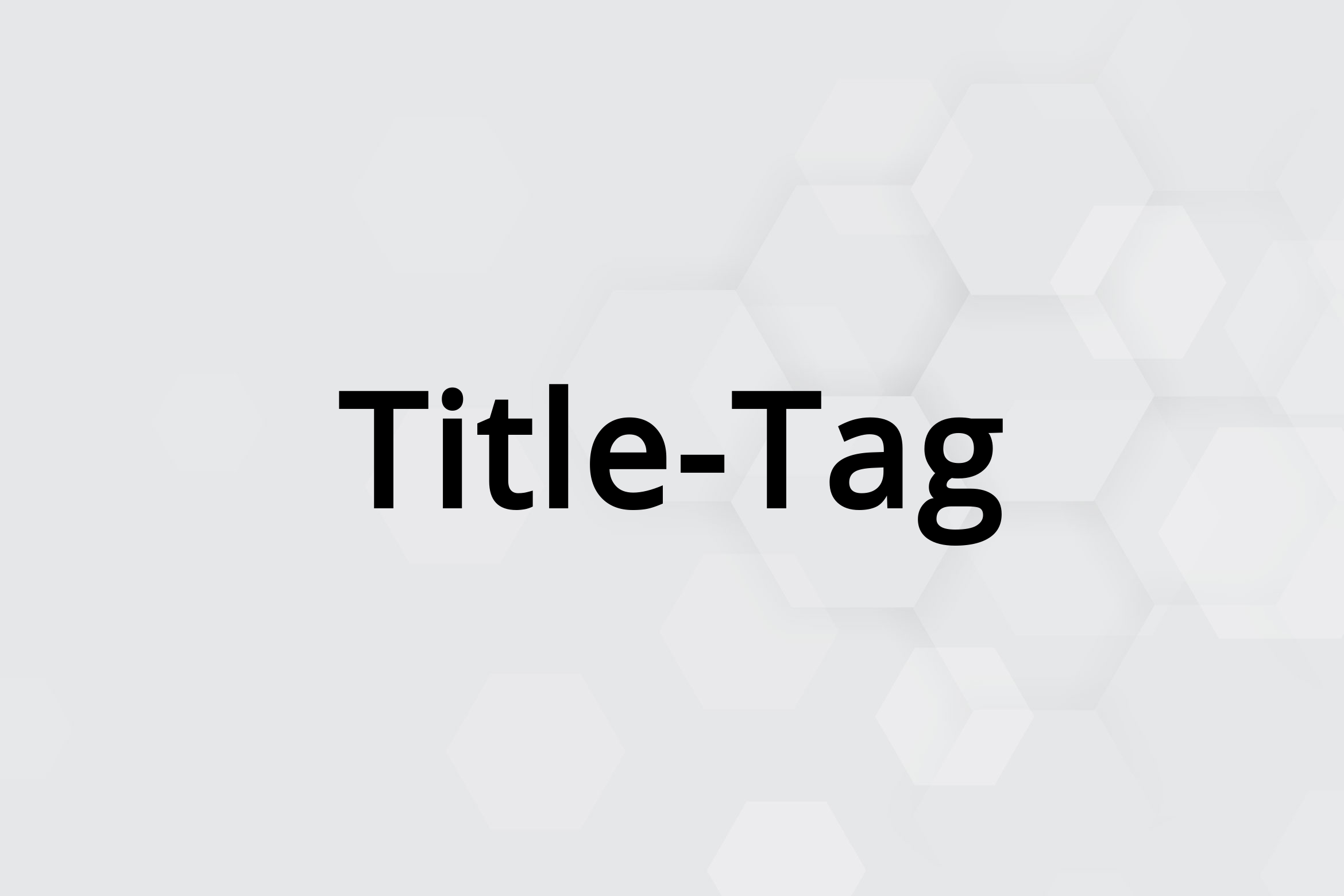 tag and title