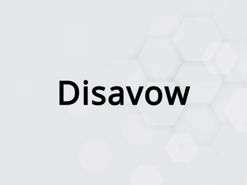 Disavow Disavow