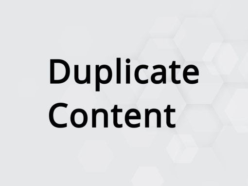 Duplicate Content Duplicate Content