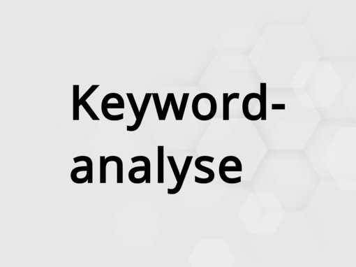 Keywordanalyse Keywordanalyse