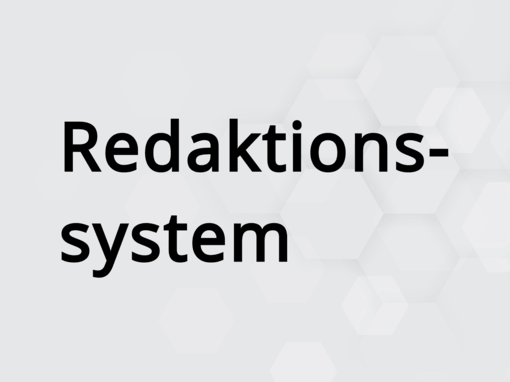 Redaktionssystem Redaktionssystem