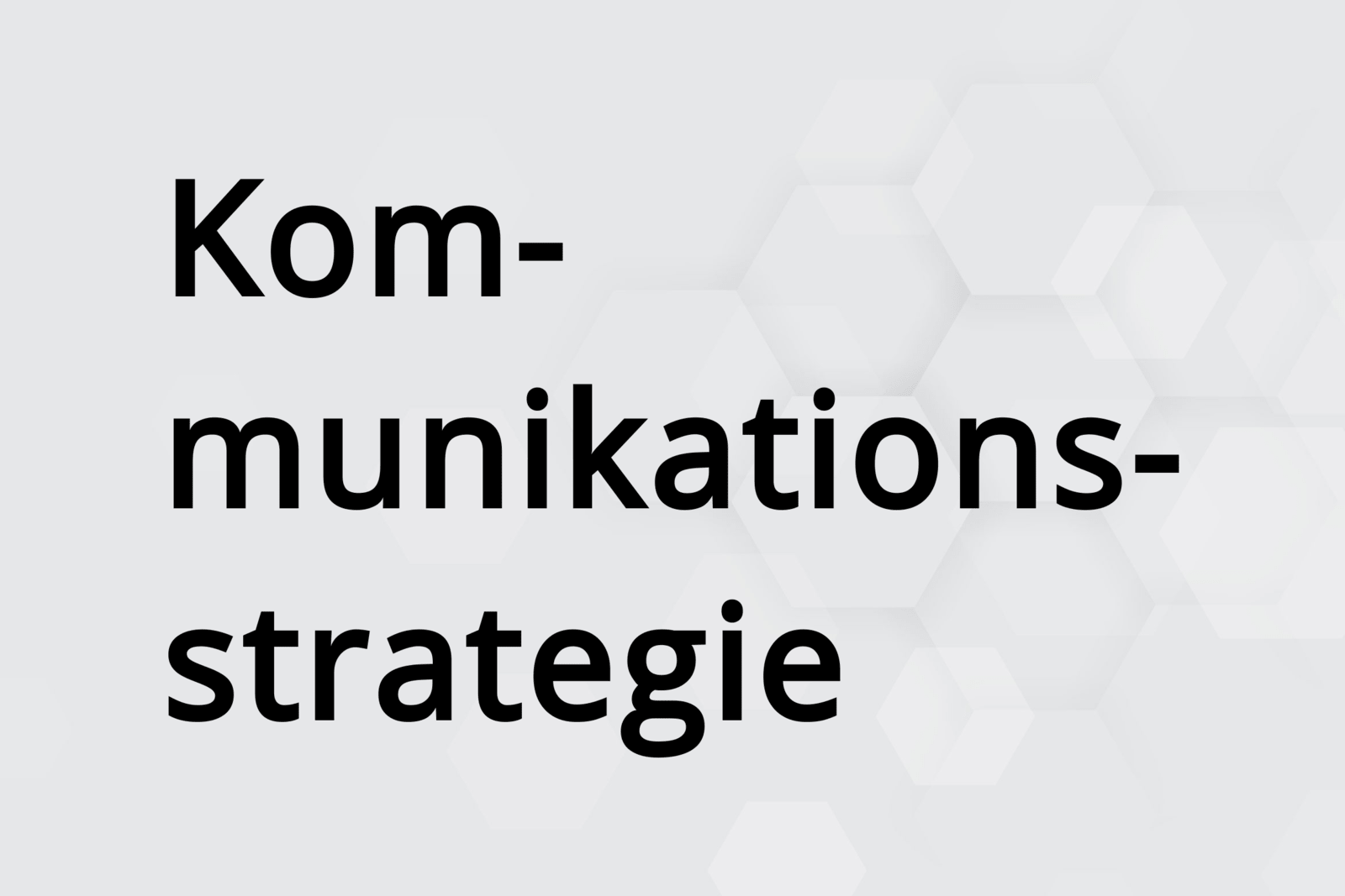 Kommunikationsstrategie | Arocom